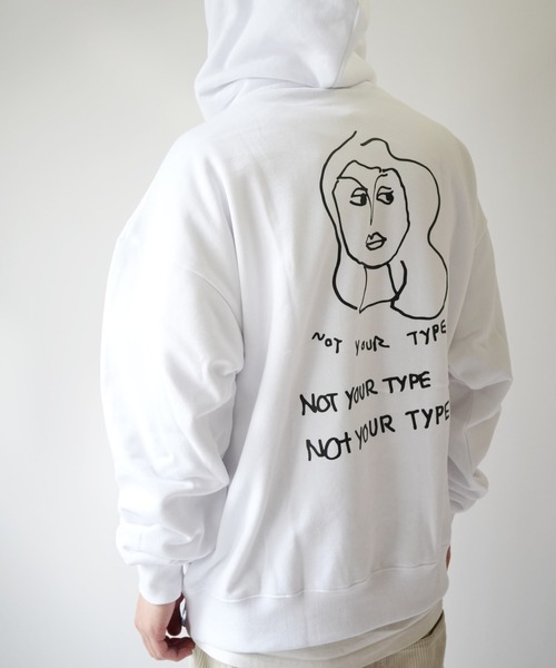 Port(ポート)の「【 Mark Gonzales / マークゴンザレス 】 BIG LOGO ゴンバト スウェット パーカー(パーカー・メンズ・ブラック/杢グレー/ホワイト・M/L/XL)」の13枚目の写真