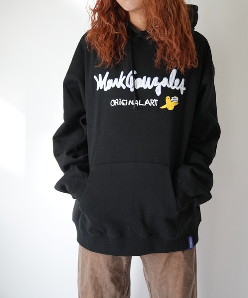 Port(ポート)の「【 Mark Gonzales / マークゴンザレス 】 BIG LOGO ゴンバト スウェット パーカー(パーカー・メンズ・ブラック/杢グレー/ホワイト・M/L/XL)」の15枚目の写真