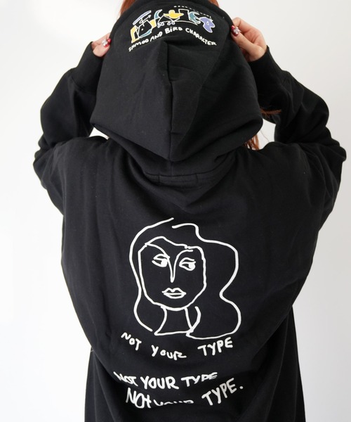 Port(ポート)の「【 Mark Gonzales / マークゴンザレス 】 BIG LOGO ゴンバト スウェット パーカー(パーカー・メンズ・ブラック/杢グレー/ホワイト・M/L/XL)」の17枚目の写真