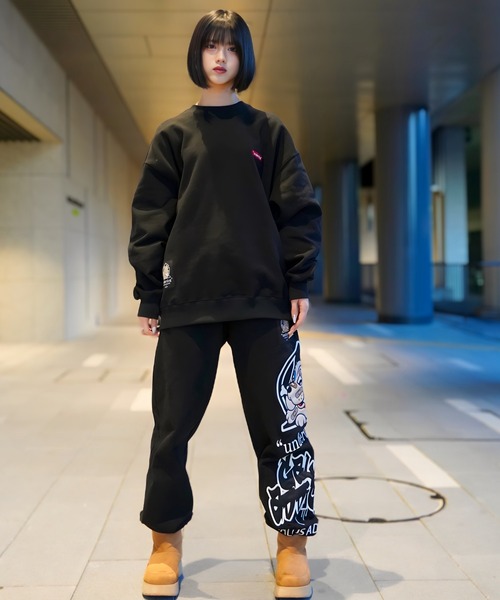 GALFY(ガルフィー)の「【別注】GA×GALFY-安定の別注クルースウェット(スウェット・メンズ・ブラック/その他1・XL/L)」の22枚目の写真