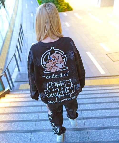 GALFY(ガルフィー)の「【別注】GA×GALFY-安定の別注クルースウェット(スウェット・メンズ・ブラック/その他1・XL/L)」の5枚目の写真