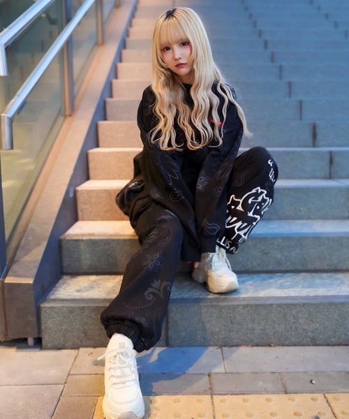 GALFY(ガルフィー)の「【別注】GA×GALFY-安定の別注クルースウェット(スウェット・メンズ・ブラック/その他1・XL/L)」の7枚目の写真
