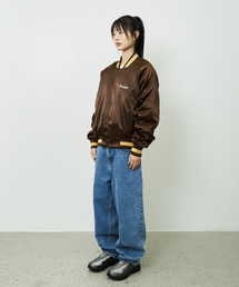 chancechance（チャンスチャンス）の「PALETTE VARSITY JACKET(BROWN)（スタジャン）」