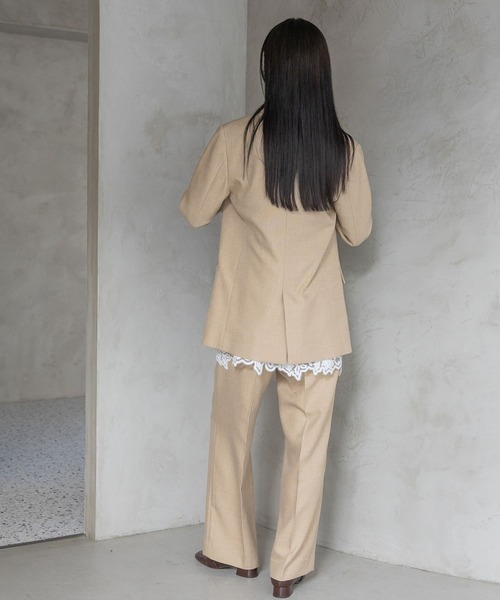 A part by（アパートバイ）の「LNTストレートパンツ（スラックス・レディース・ブラック系その他2/ネイビー/ベージュ・MEDIUM/SMALL）」の13枚目の写真