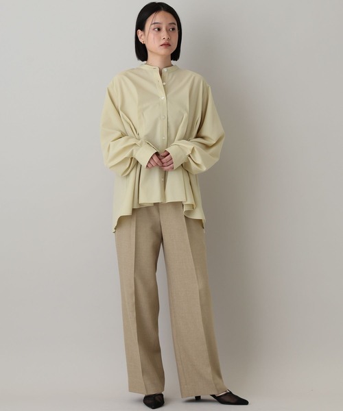 A part by（アパートバイ）の「LNTストレートパンツ（スラックス・レディース・ブラック系その他2/ネイビー/ベージュ・MEDIUM/SMALL）」の21枚目の写真