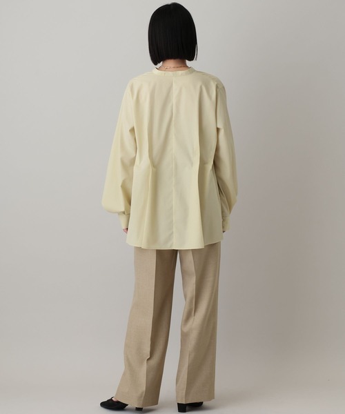 A part by（アパートバイ）の「LNTストレートパンツ（スラックス・レディース・ブラック系その他2/ネイビー/ベージュ・MEDIUM/SMALL）」の22枚目の写真