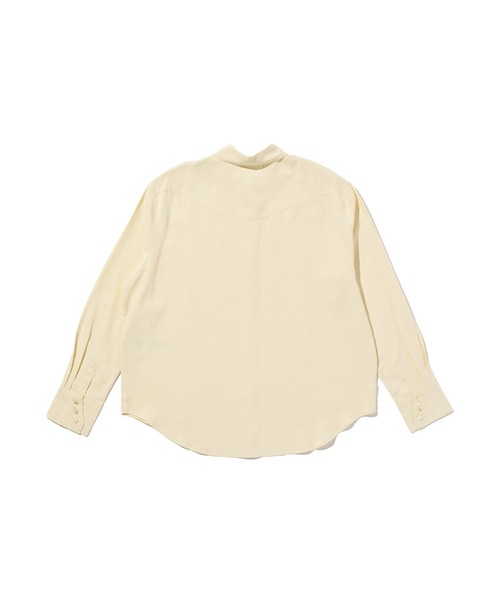 Levi's(リーバイス)の「Levi's/リーバイス BLUETAB(TM) RIDER シルクシャツ(シャツ/ブラウス・レディース・ホワイト・XS/S/M)」の7枚目の写真