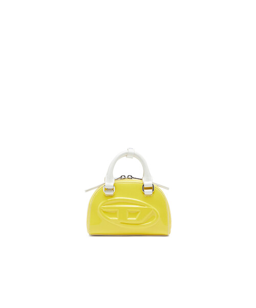 DIESEL(ディーゼル)の「ウィメンズ クロスボディバッグ XS 1DR DOME CROSSBODY XS(ショルダーバッグ・レディース・ブラウン系その他/イエロー/ライトピンク・UNI)」の18枚目の写真