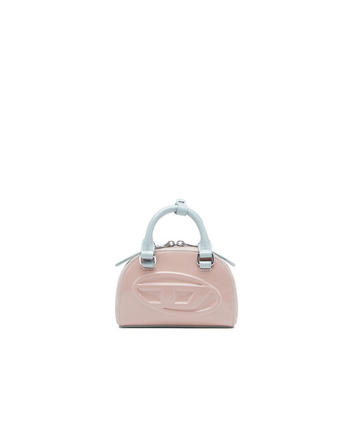 DIESEL(ディーゼル)の「ウィメンズ クロスボディバッグ XS 1DR DOME CROSSBODY XS(ショルダーバッグ・レディース・ブラウン系その他/イエロー/ライトピンク・UNI)」の13枚目の写真