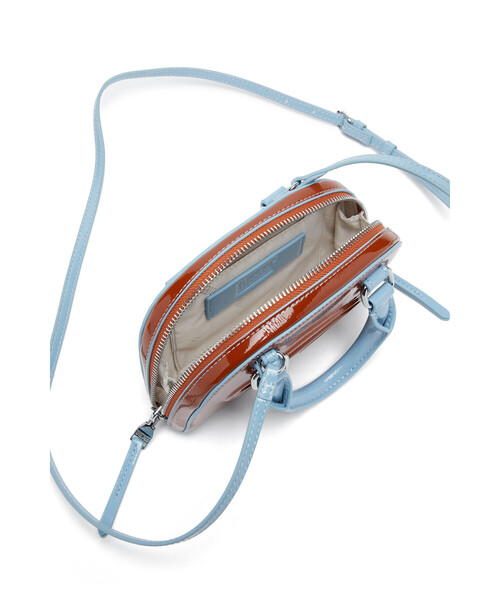 DIESEL(ディーゼル)の「ウィメンズ クロスボディバッグ XS 1DR DOME CROSSBODY XS(ショルダーバッグ・レディース・ブラウン系その他/イエロー/ライトピンク・UNI)」の7枚目の写真