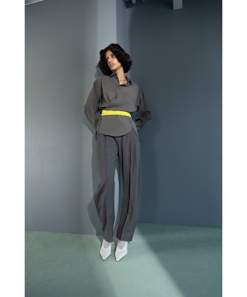 G.V.G.V.（ジーヴィージーヴィー）の「SHEER SHIRT（シャツ/ブラウス・レディース・グレー・ONE SIZE）」の9枚目の写真