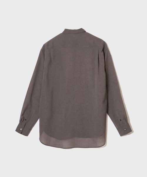 G.V.G.V.（ジーヴィージーヴィー）の「SHEER SHIRT（シャツ/ブラウス・レディース・グレー・ONE SIZE）」の11枚目の写真