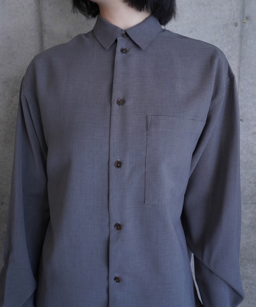 G.V.G.V.（ジーヴィージーヴィー）の「SHEER SHIRT（シャツ/ブラウス・レディース・グレー・ONE SIZE）」の3枚目の写真