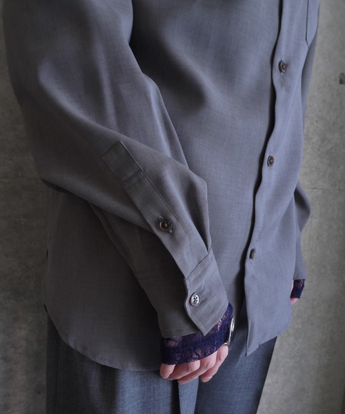 G.V.G.V.（ジーヴィージーヴィー）の「SHEER SHIRT（シャツ/ブラウス・レディース・グレー・ONE SIZE）」の20枚目の写真