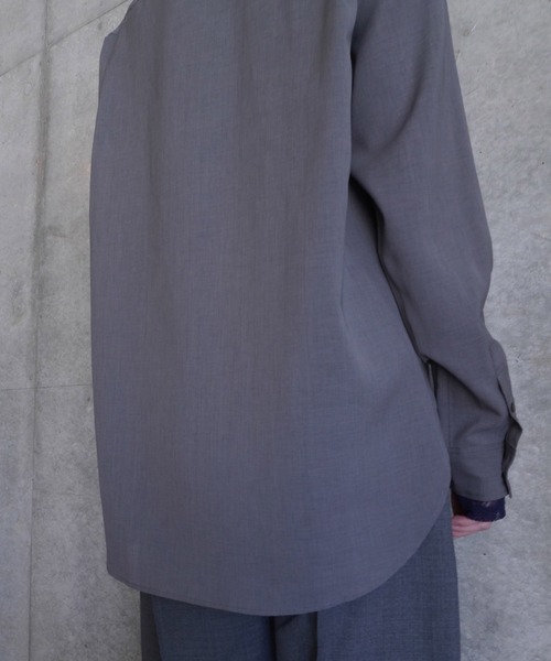 G.V.G.V.（ジーヴィージーヴィー）の「SHEER SHIRT（シャツ/ブラウス・レディース・グレー・ONE SIZE）」の16枚目の写真