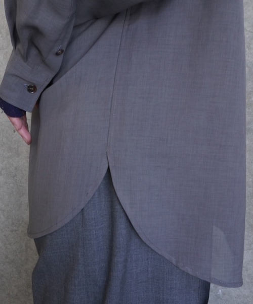 G.V.G.V.（ジーヴィージーヴィー）の「SHEER SHIRT（シャツ/ブラウス・レディース・グレー・ONE SIZE）」の17枚目の写真