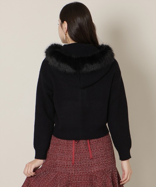 WILLSELECTION(ウィルセレクション)の「フードファーニットパーカー(パーカー・レディース・オフホワイト/ブラック/モカ/グレー・FREE)」の19枚目の写真