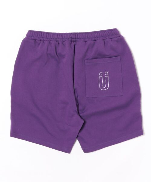 L.H.P（エルエイチピー）の「【WEB&DEPOT限定】UMLAUT/ウムラウト/スウェット　ショーツ（スウェットパンツ・メンズ・パープル・M）」の2枚目の写真