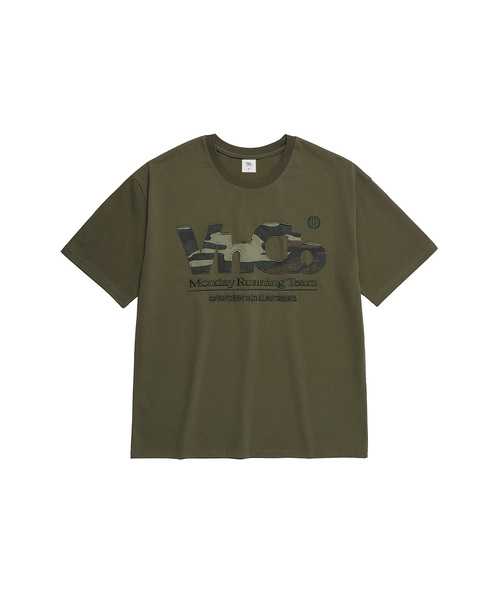 VENHIT(ベンヒット)の「MRT カモ アップリケ バンパルティ(Tシャツ/カットソー・レディース・カーキ/クリーム/ブラック・LARGE/MEDIUM/SMALL/X-LARGE)」の3枚目の写真