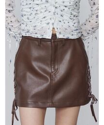 EMODA | レースアップミニスカート(スカート)