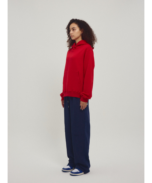 MENASOO(ミナス)の「Menasoo Hearttrack Hoodie_Red(パーカー・レディース・レッド・1/2)」の3枚目の写真
