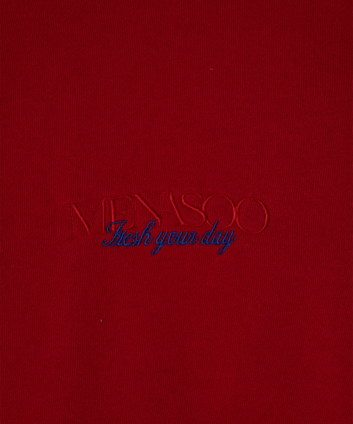 MENASOO(ミナス)の「Menasoo Hearttrack Hoodie_Red(パーカー・レディース・レッド・1/2)」の11枚目の写真