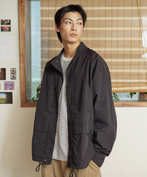 COMONINOZ（コモニノズ）の「MULTI PK COTTON JACKET [BLACK]（ナイロンジャケット）」