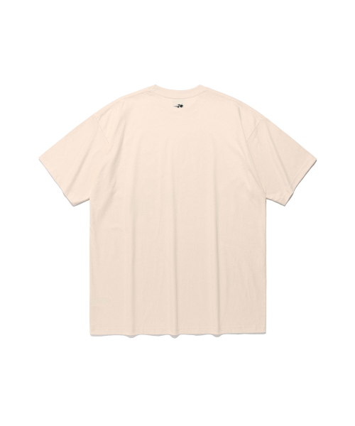 NICE GHOST CLUB(ナイスゴーストクラブ)の「ガールブロウイングシンボルビッグビッグTシャツ_ベージュ(NG2FMUT545A)(Tシャツ/カットソー・レディース・その他・S/M)」の2枚目の写真