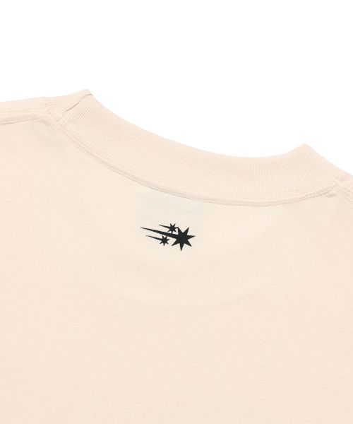NICE GHOST CLUB(ナイスゴーストクラブ)の「ガールブロウイングシンボルビッグビッグTシャツ_ベージュ(NG2FMUT545A)(Tシャツ/カットソー・レディース・その他・S/M)」の6枚目の写真