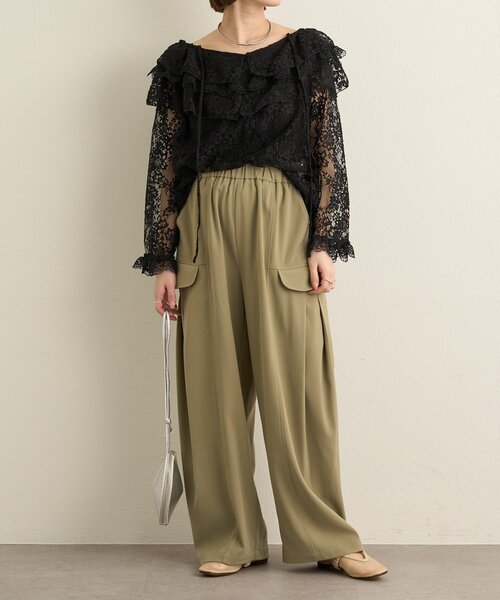 Omekashi（オメカシ）の「メッシュフラットシューズ（パンプス・レディース・ベージュ/ブラック・SMALL/MEDIUM/LARGE）」の11枚目の写真