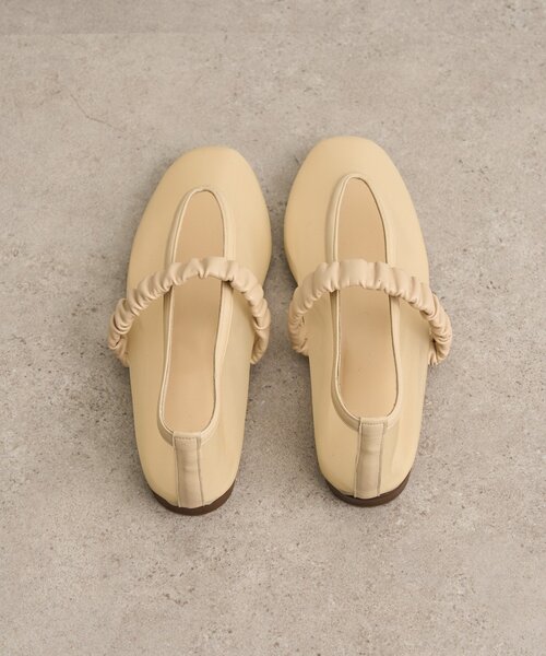 Omekashi（オメカシ）の「メッシュフラットシューズ（パンプス・レディース・ベージュ/ブラック・SMALL/MEDIUM/LARGE）」の7枚目の写真