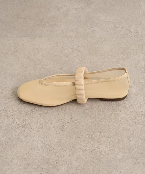 Omekashi（オメカシ）の「メッシュフラットシューズ（パンプス・レディース・ベージュ/ブラック・SMALL/MEDIUM/LARGE）」の6枚目の写真