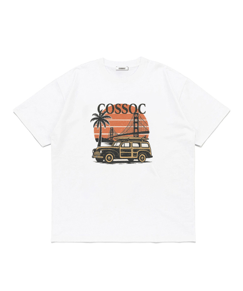 COSO(コソ)の「アイライクトラベル 半袖Tシャツ(GREY)(Tシャツ/カットソー・レディース・グレー・M/L/S)」の2枚目の写真