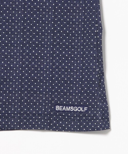 BEAMS GOLF（ビームスゴルフ）の「PURPLE LABEL / ドット柄 モックネックシャツ（Tシャツ/カットソー・レディース・ネイビー/グリーン・MEDIUM/SMALL/LARGE）」の21枚目の写真