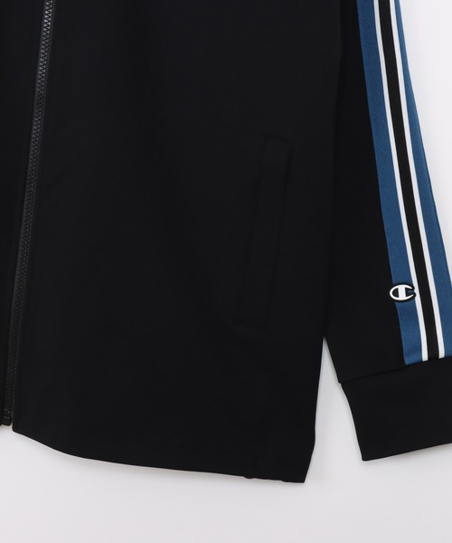 Champion（チャンピオン）の「【Champion/チャンピオン】メンズ スポーツ ジップジャケット（ブルゾン・メンズ・ベージュ系2/ダークネイビー/ブラック・X-LARGE/LARGE/MEDIUM）」の10枚目の写真