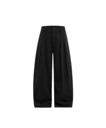 BUTTON SEOUL（ボタンソウル）の「[ウィメンズ] ダブルピンタックリラックスストレッチワイドスラックスパンツ (3 COLORS)（その他パンツ）」