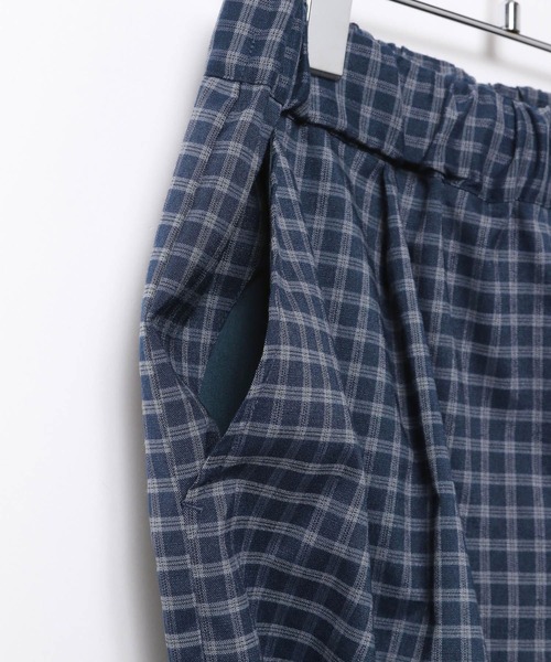 LEPSIM（レプシィム）の「サッシュベルトチェックパンツ　638766（その他パンツ・レディース・ネイビー/ブラウン・FREE）」の19枚目の写真