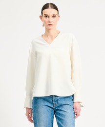 ESTNATION | ESTNATION / ダブルクロスVネックブラウス(シャツ/ブラウス)