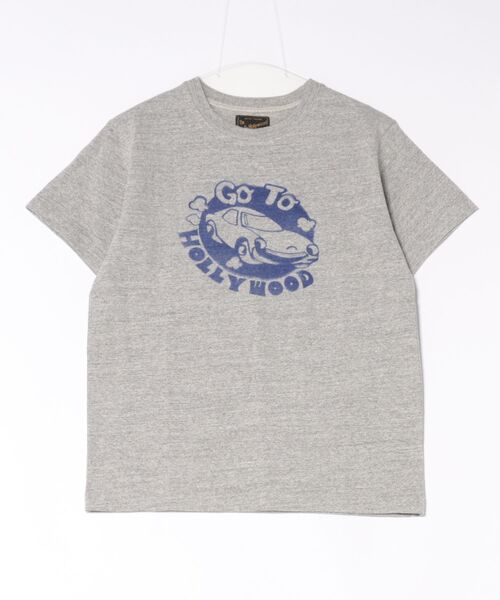 GO TO HOLLYWOOD（ゴートゥーハリウッド）の「HELLO Tee（Tシャツ/カットソー・レディース・グレー/ホワイト・L/M）」の2枚目の写真