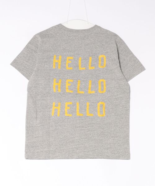 GO TO HOLLYWOOD（ゴートゥーハリウッド）の「HELLO Tee（Tシャツ/カットソー・レディース・グレー/ホワイト・L/M）」の3枚目の写真