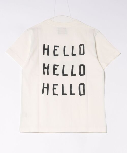 GO TO HOLLYWOOD（ゴートゥーハリウッド）の「HELLO Tee（Tシャツ/カットソー・レディース・グレー/ホワイト・L/M）」の4枚目の写真