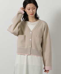 LAKOLE | 配色Vネックカーディガン / 648319(カーディガン/ボレロ)