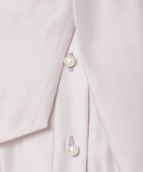 WILLSELECTION（ウィルセレクション）の「フリルスリーブシアーボウタイブラウス（シャツ/ブラウス・レディース・ピンク/オフホワイト/ラベンダー・FREE）」の18枚目の写真