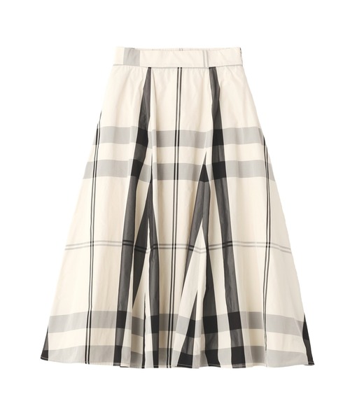 YECCA VECCA（イェッカヴェッカ）の「【撥水】メモリーフレアスカート（スカート・レディース・ネイビー/ライトベージュ・FREE）」の15枚目の写真