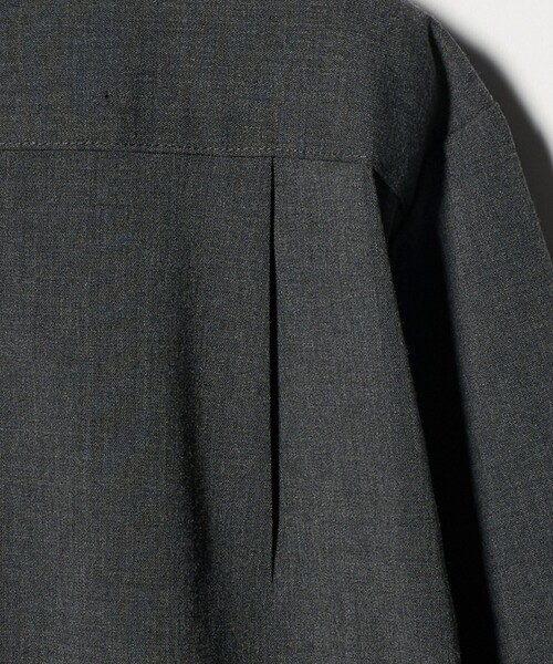 green label relaxing(グリーンレーベルリラクシング)の「【WEB限定】JUST fit ウールライク シャツ -横ストレッチ-(シャツ/ブラウス・メンズ・モカ/ダークグレー/ブラック・S/L/M/XL)」の20枚目の写真