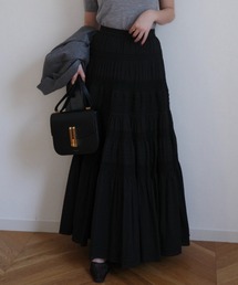 anuans | レースパネルティアードスカート(スカート)