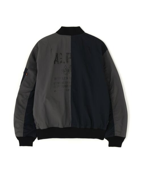 Alpha Industries（アルファインダストリーズ）の「Alpha Industries/アルファ インダストリーズ/L-2B RELAXED PATCHWORK FLIGHT JACKET/エルツービー リラックスド パッチワーク フライト ジャケット（ミリタリージャケット・メンズ・ブラック/ブルー系その他5・S/M/L/XL）」の5枚目の写真