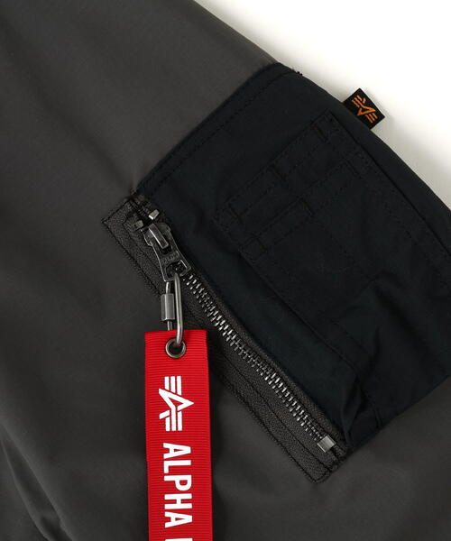 Alpha Industries（アルファインダストリーズ）の「Alpha Industries/アルファ インダストリーズ/L-2B RELAXED PATCHWORK FLIGHT JACKET/エルツービー リラックスド パッチワーク フライト ジャケット（その他アウター・メンズ・ブラック/ブルー系その他5・S/M/L/XL）」の8枚目の写真