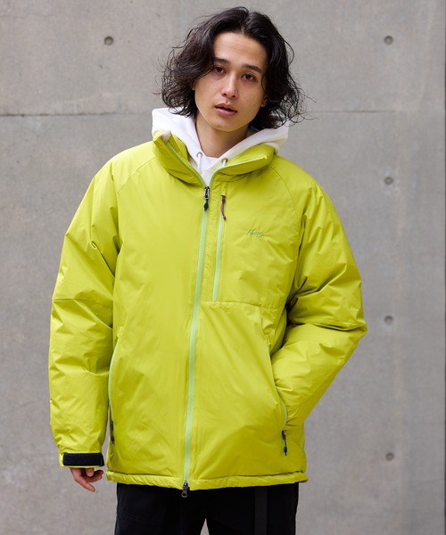 NANGA（ナンガ）の「NANGA AURORA TEX STAND COLLAR DOWN JACKET / ND2441-1A002-A，ND2441-1A002 秋服 冬服（ダウンジャケット/コート・メンズ・ライム・M/XL/L）」の2枚目の写真