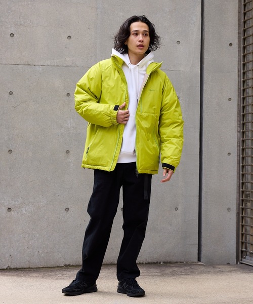 NANGA（ナンガ）の「NANGA AURORA TEX STAND COLLAR DOWN JACKET / ND2441-1A002-A，ND2441-1A002 秋服 冬服（ダウンジャケット/コート・メンズ・ライム・M/XL/L）」の8枚目の写真